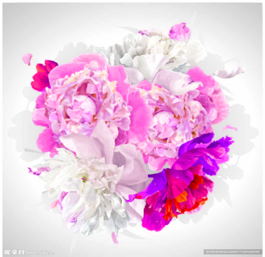 手绘花