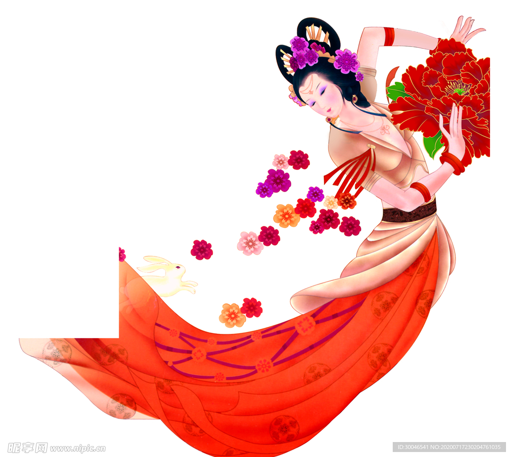 仙女散花