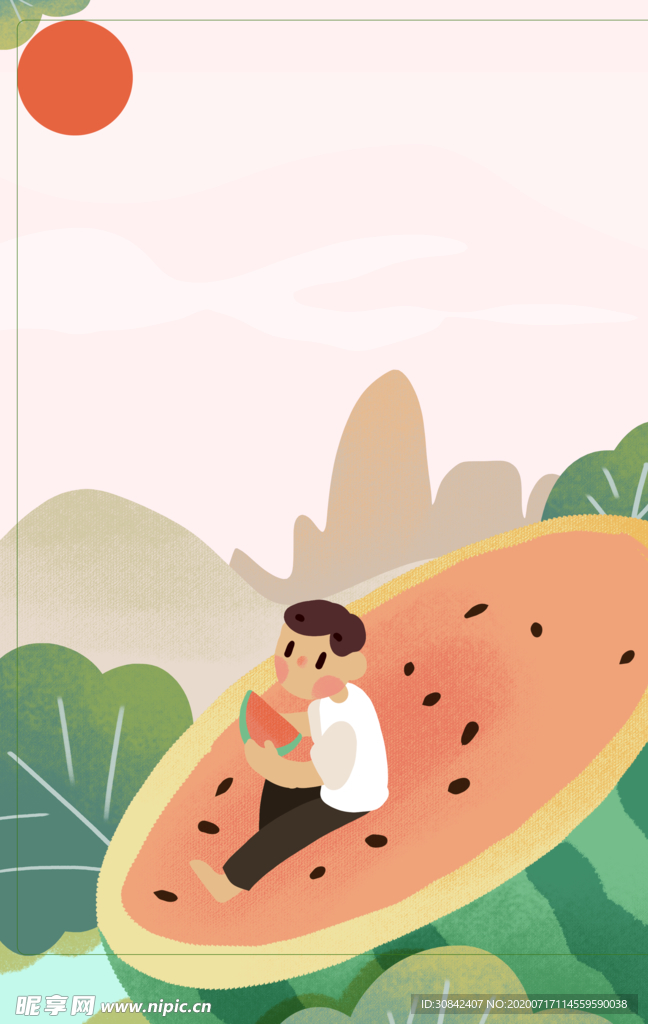 夏季背景图