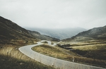 高原地带盘旋公路