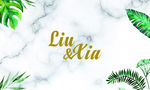 大理石花纹清新婚礼背景