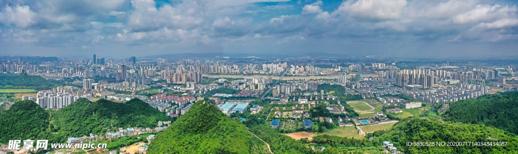 柳州夏季全景图