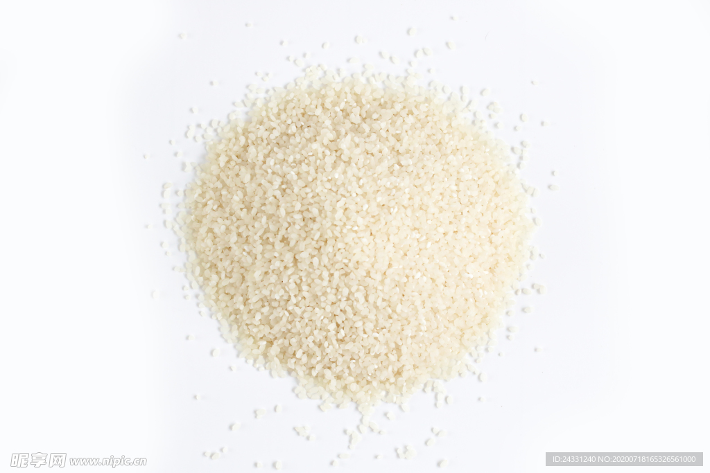 米饭大米米粒大麦摄影图