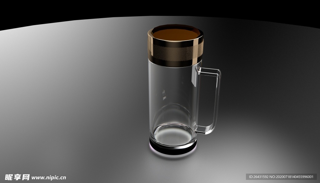 C4D创意水杯