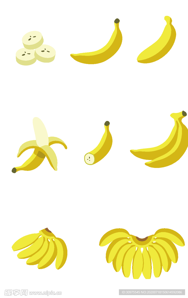 卡通香蕉图标