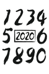 中国风水墨毛笔字意境数字