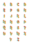 3D立体字母数字