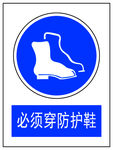 必须穿防护鞋