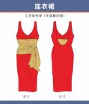 连衣裙设计稿