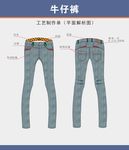 牛仔裤设计稿