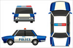 卡通警车