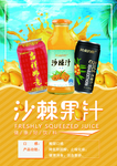 沙棘汁海报