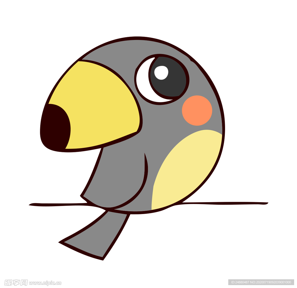 卡通小鸟