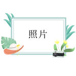 森系照片框