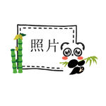 小熊猫照片框