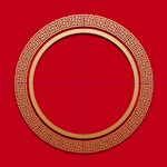 中国风边框 金色