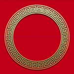 中国风边框 金色