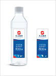 九江银行 矿泉水标签
