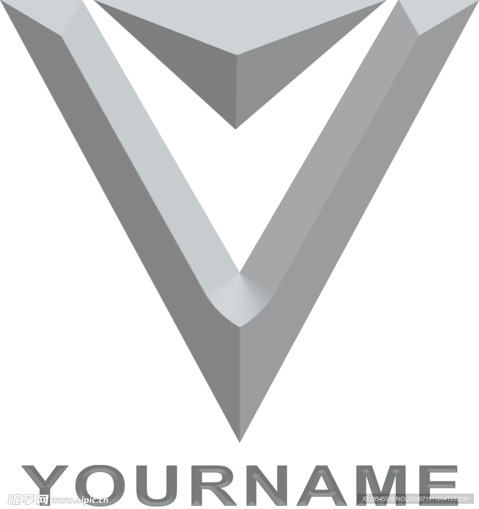v字logo 标志