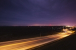 夜景马路