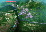 南江大峡谷旅游综合项目鸟瞰图