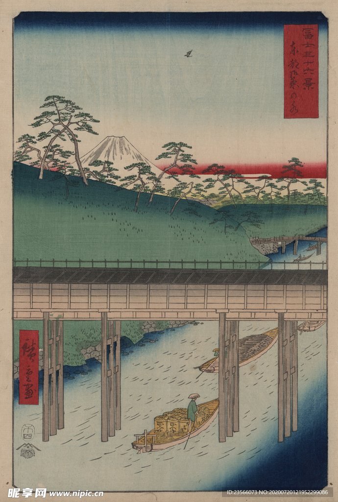 日本风景浮世绘
