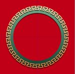 中国风边框 金色