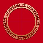 中国风边框 金色