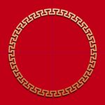 中国风边框 金色