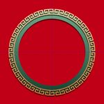 中国风边框 金色