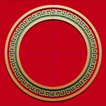 中国风边框 金色