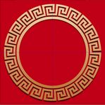 中国风边框 金色