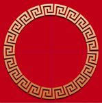 中国风边框 金色