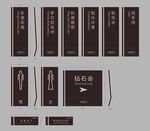 标识牌 行政标识牌 门牌 科室