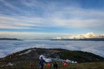 二郎山红岩顶观贡嘎雪山