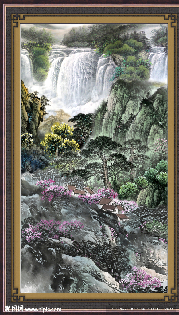 巨幅山水画