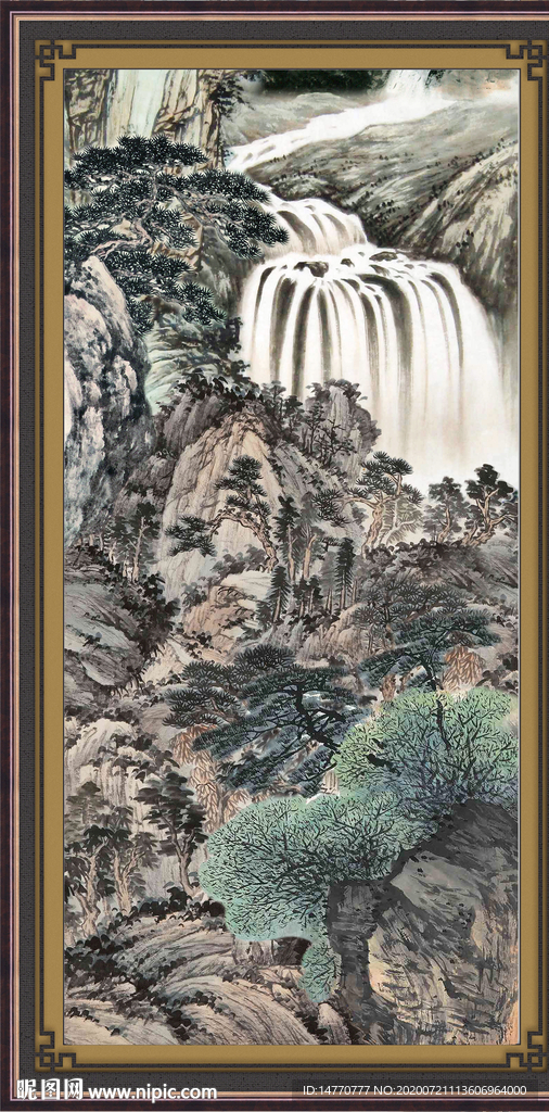 巨幅山水画