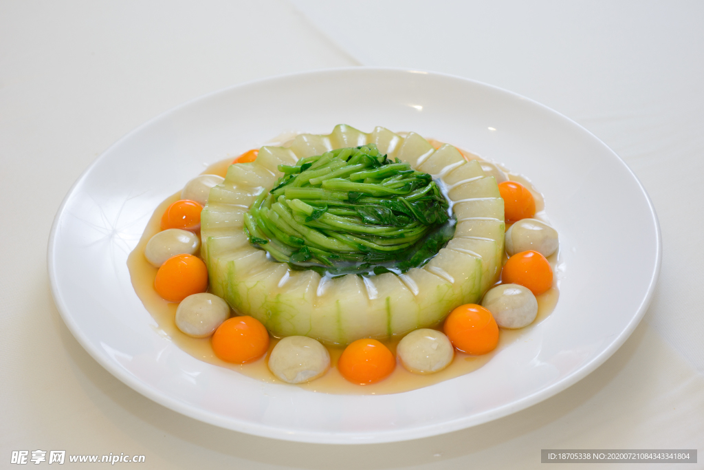 鲜蘑菇菜心