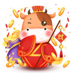 2021 金牛送福 牛年