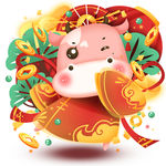 2021 金牛送福 牛年