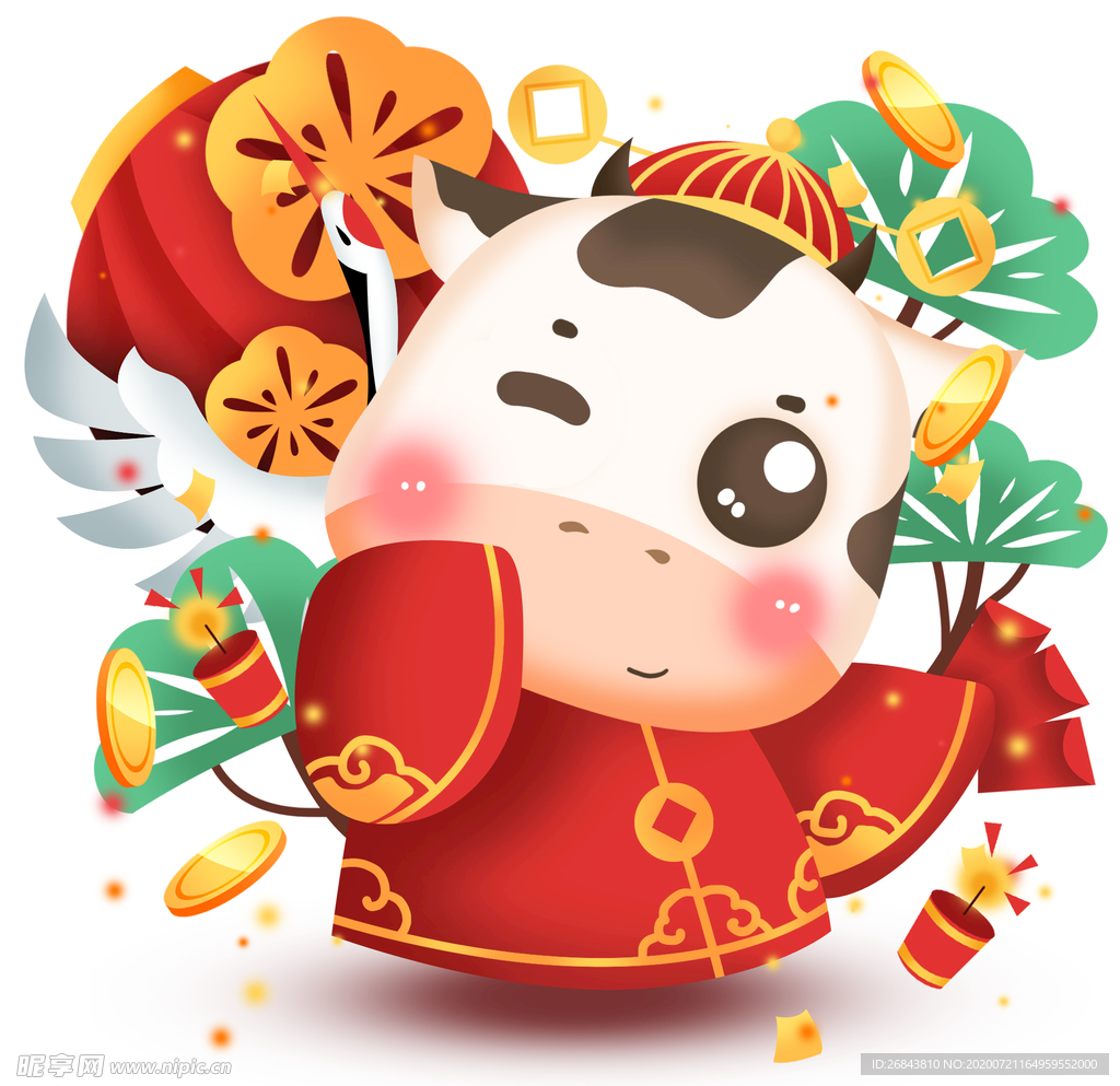 2021 金牛送福 牛年