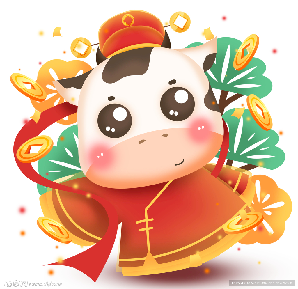 2021 金牛送福 牛年