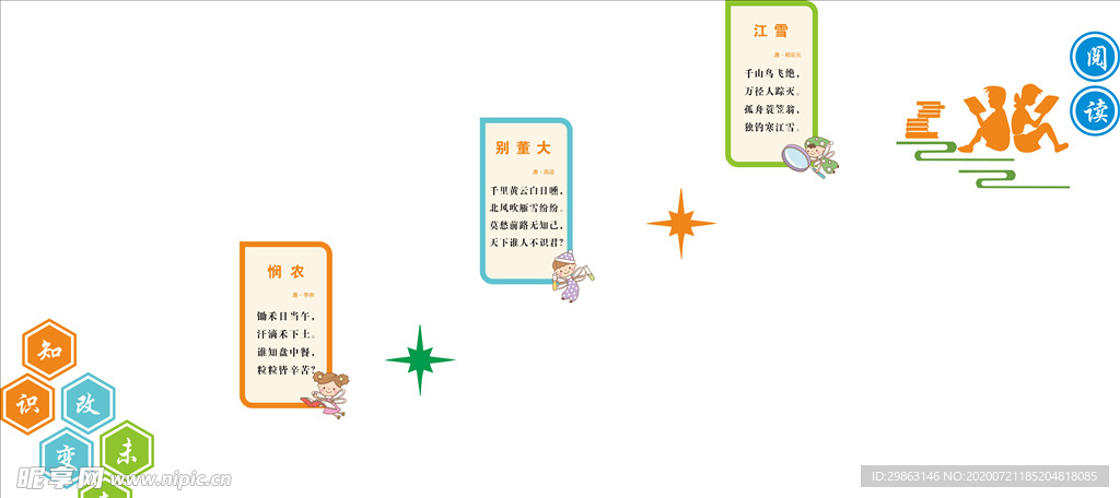 楼梯 文化墙 校园文化墙