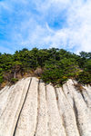 华山东峰岩壁