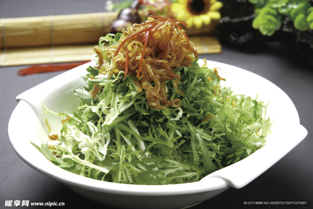 麻酱拌苦菊