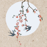 手绘古风花卉