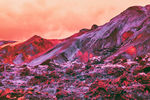火山背景