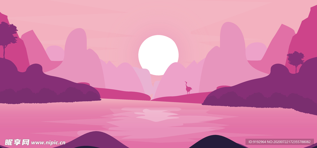 风景插画
