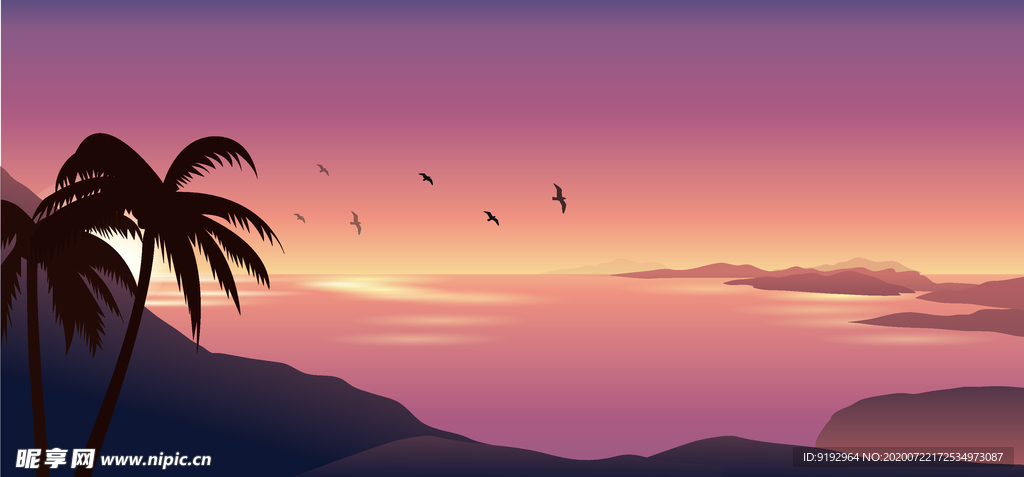风景插画
