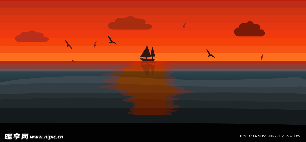 风景插画